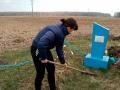 Уборка захоронения партизан казненных в годы Великой Отечественной войны в п. Павловском
